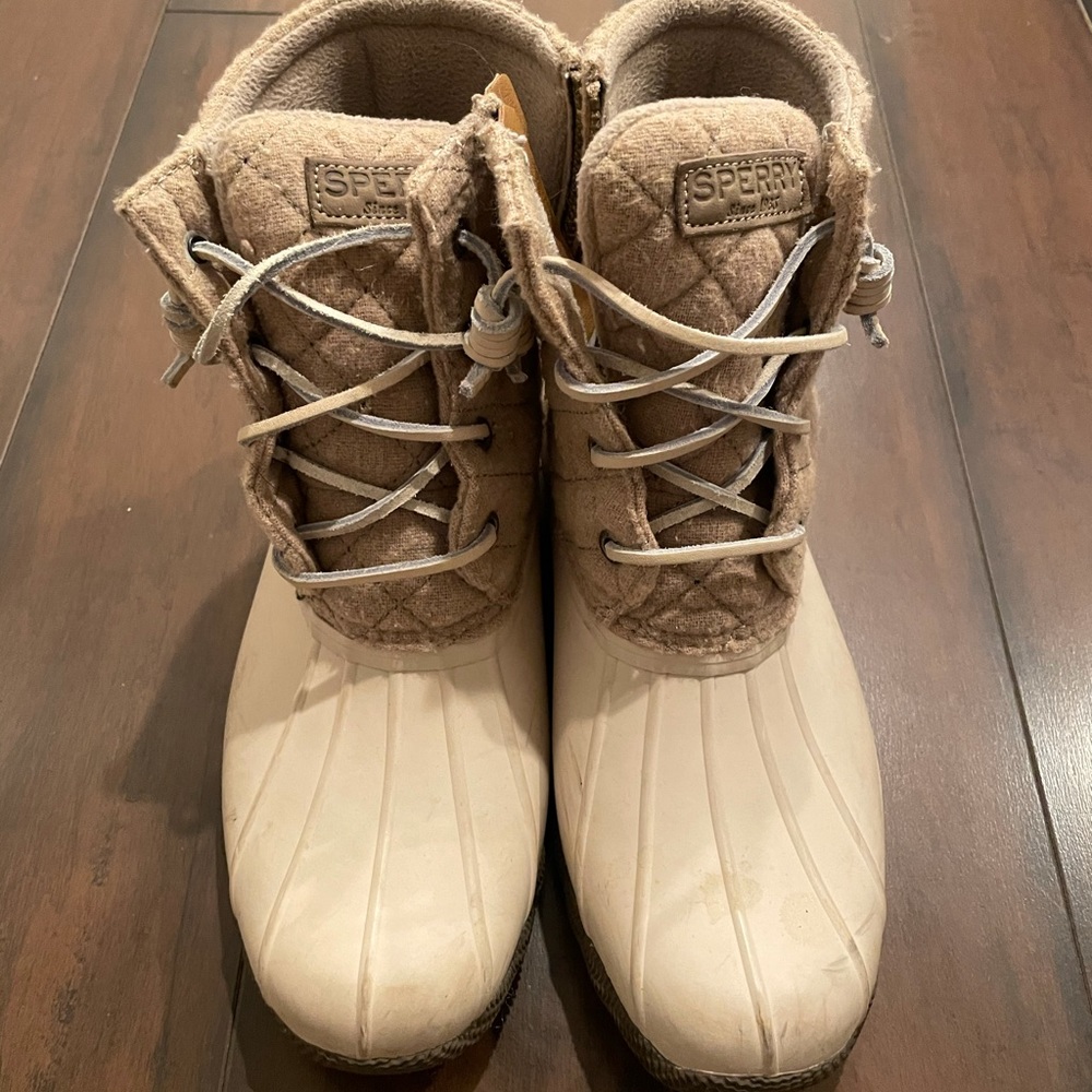 Sperry waterproof rubber boot